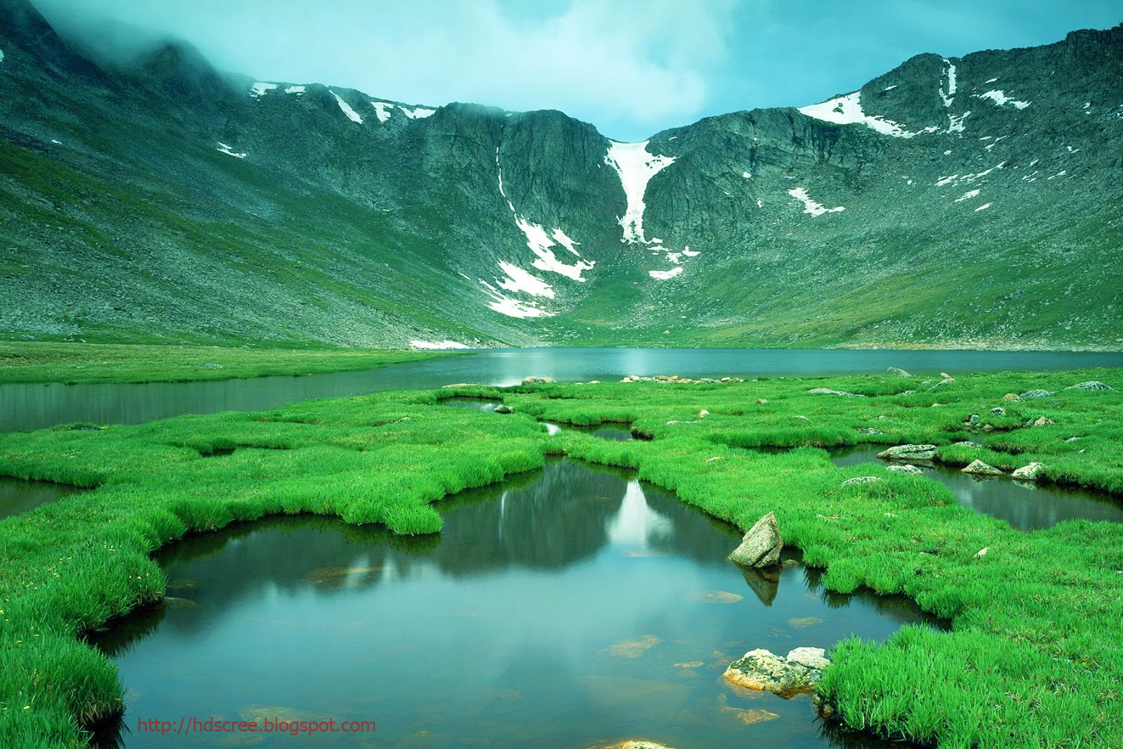 Very Beautiful Natural Hd Screensaver - Mount Evans Scenic Byway, Summit Lake , HD Wallpaper & Backgrounds