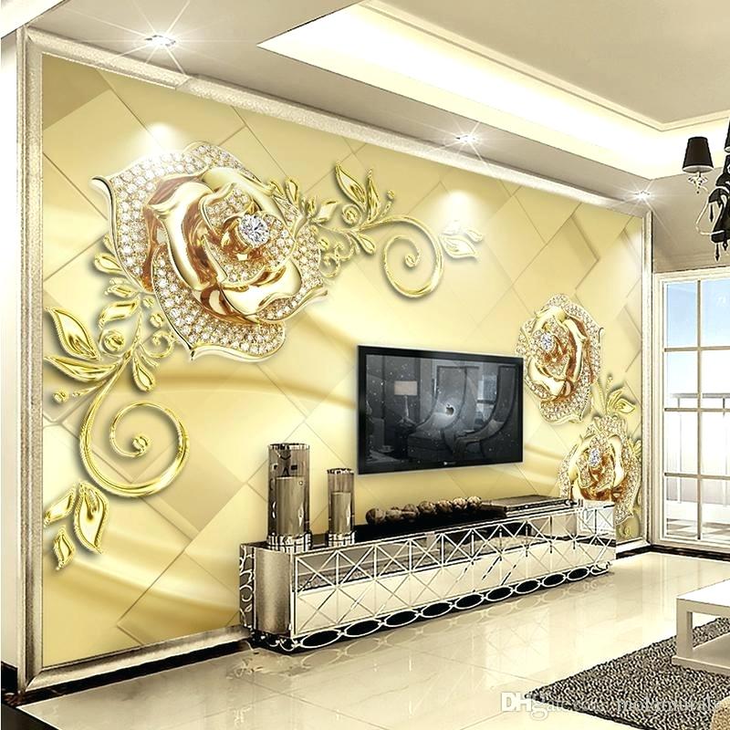 Painting A Wall Mural Wall Mural Style Marble Diamond - Jewellery Shop 3d , HD Wallpaper & Backgrounds