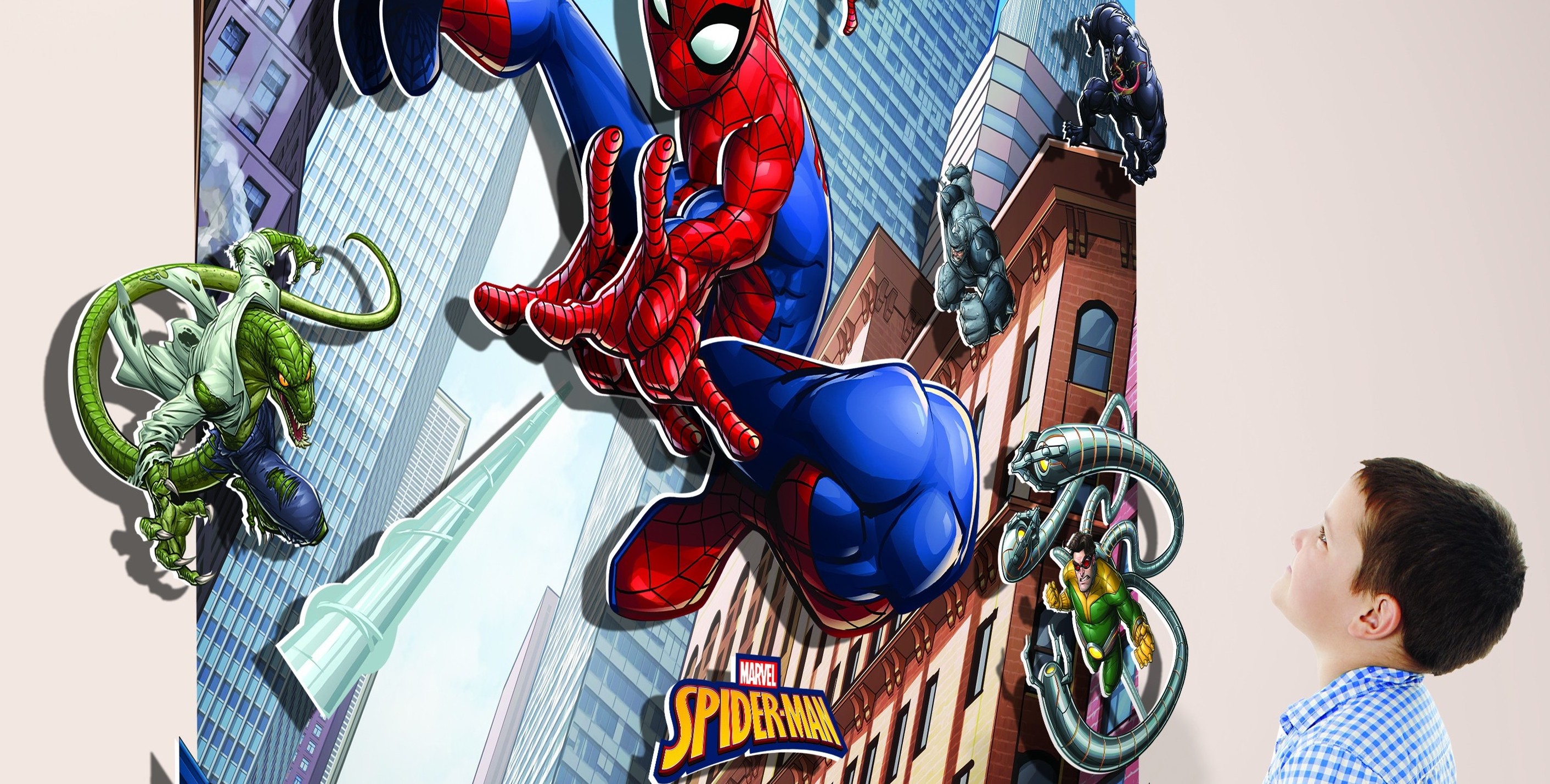 3d Pop Out Wall Decoration - Spiderman 3d Wandbild , HD Wallpaper & Backgrounds