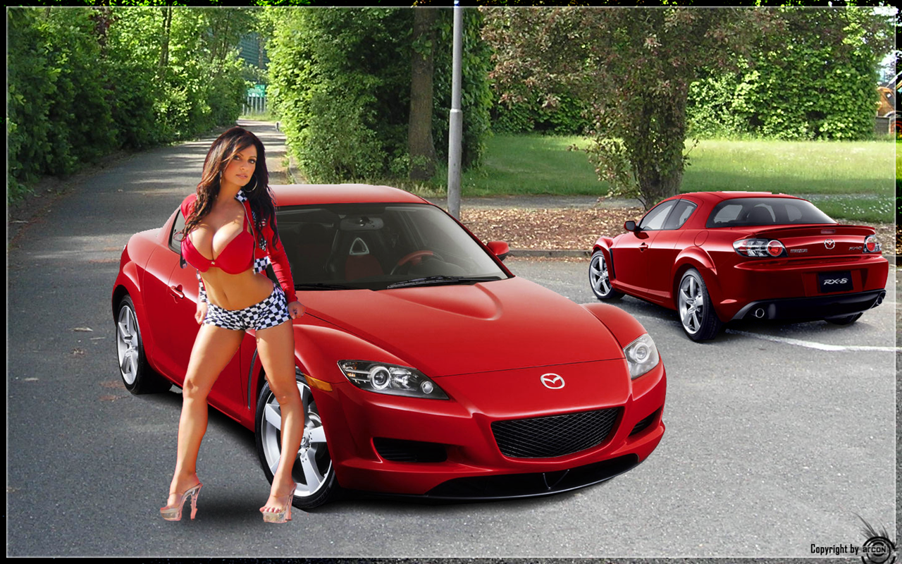 Mazda's Rotary Engine 40th Anniversary - Mazda Rx 8 , HD Wallpaper & Backgrounds