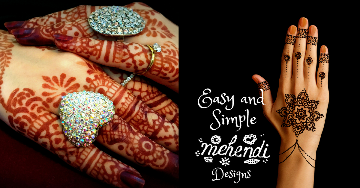 Simple Easy Mehndi Design , HD Wallpaper & Backgrounds