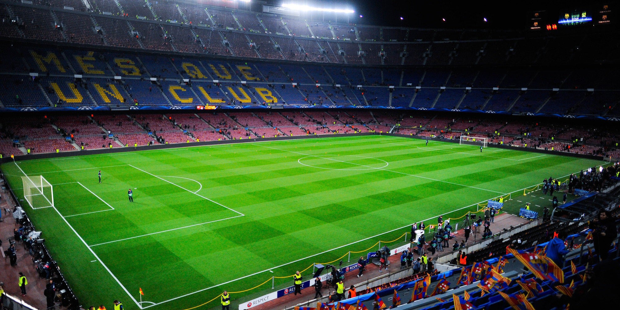 Stadium, Fc Barcelona, Camp Nou, Manchester City, Champions - Camp Nou Stadium Hd , HD Wallpaper & Backgrounds