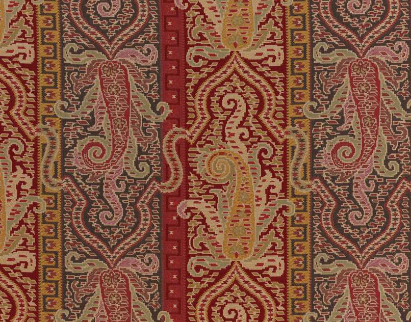 Fabrics > F0860003 Izmir - Papier Peint Motif Cachemire , HD Wallpaper & Backgrounds