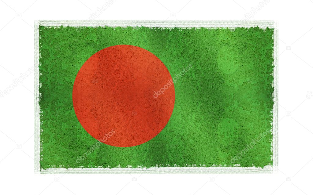 Flag Of Bangladesh On Old Wall Background Wallpaper, - Flag , HD Wallpaper & Backgrounds