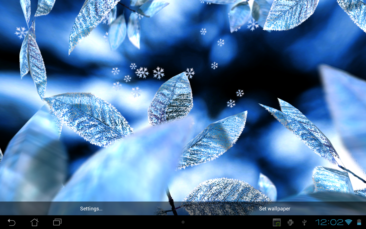 Fresh Leaves Live Wallpaper - Led-backlit Lcd Display , HD Wallpaper & Backgrounds