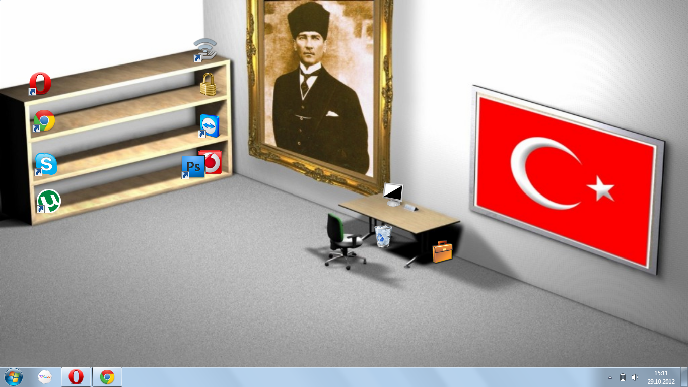 Sade Wallpaper Isteyenlere - Tidy Desktop Background , HD Wallpaper & Backgrounds