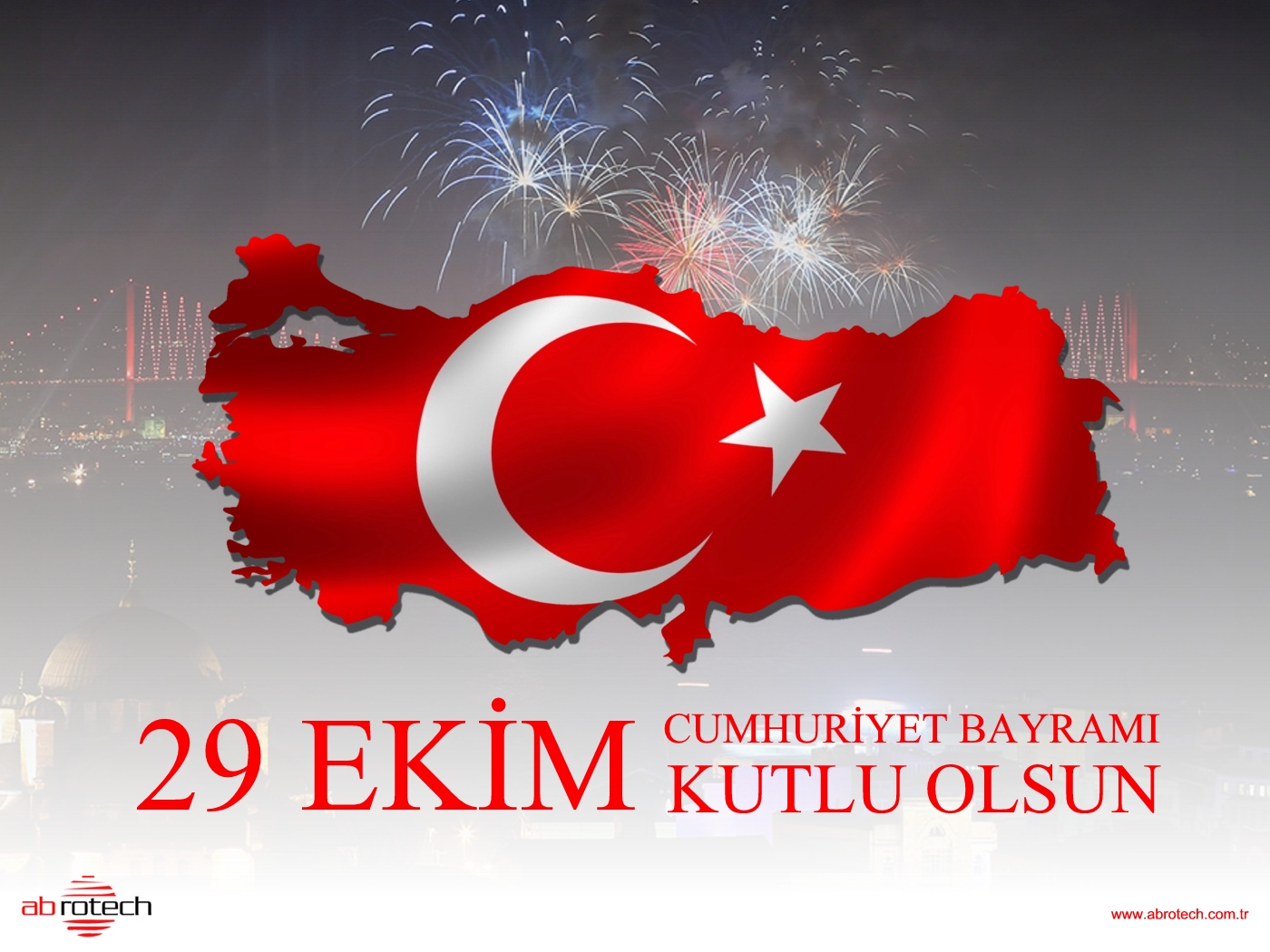 29 Ekim Cumhuriyet Bayramınız Kutlu Olsun - Turkey , HD Wallpaper & Backgrounds