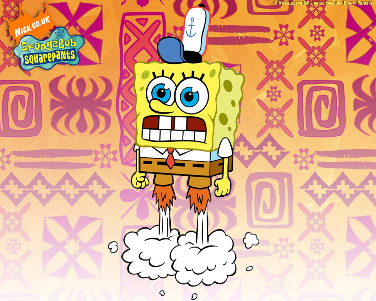 Wallpaper Bergerak Lucu Terbaru - Spongebob Squarepants , HD Wallpaper & Backgrounds