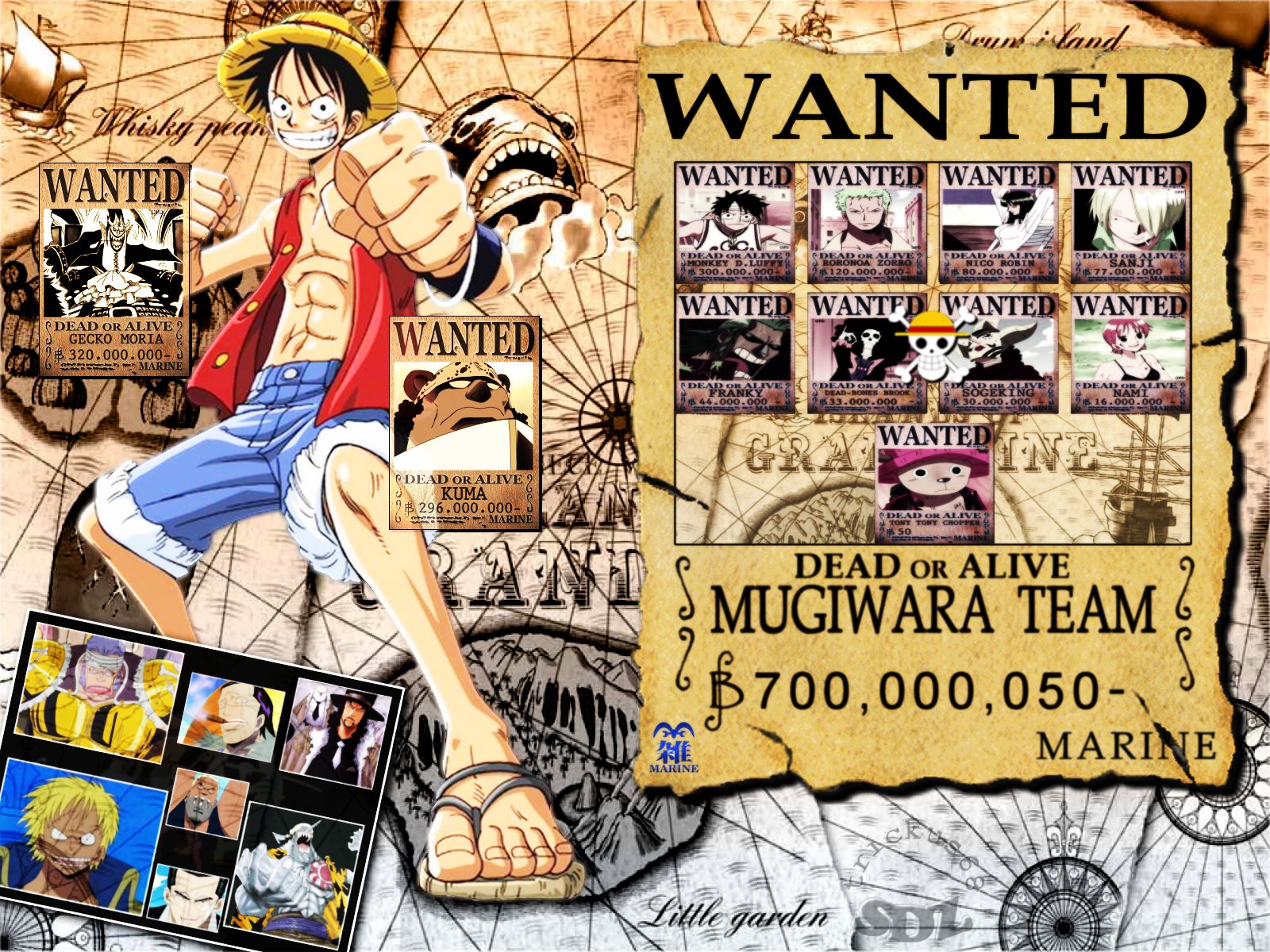 One Piece Wallpaper Android App Khusus Android - Current Straw Hat Pirates Bounty , HD Wallpaper & Backgrounds