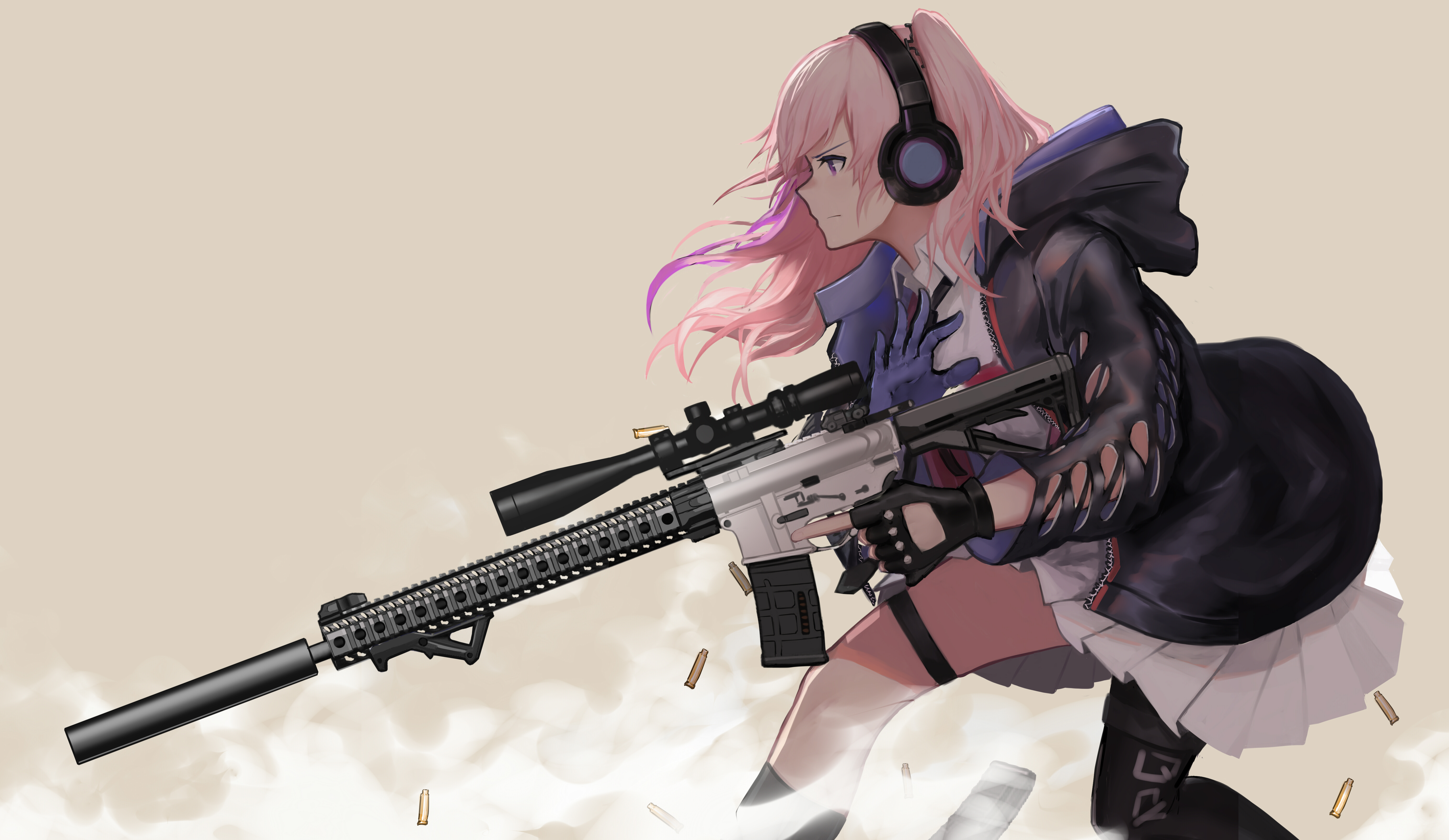 Girls Frontline Ar 15 , HD Wallpaper & Backgrounds