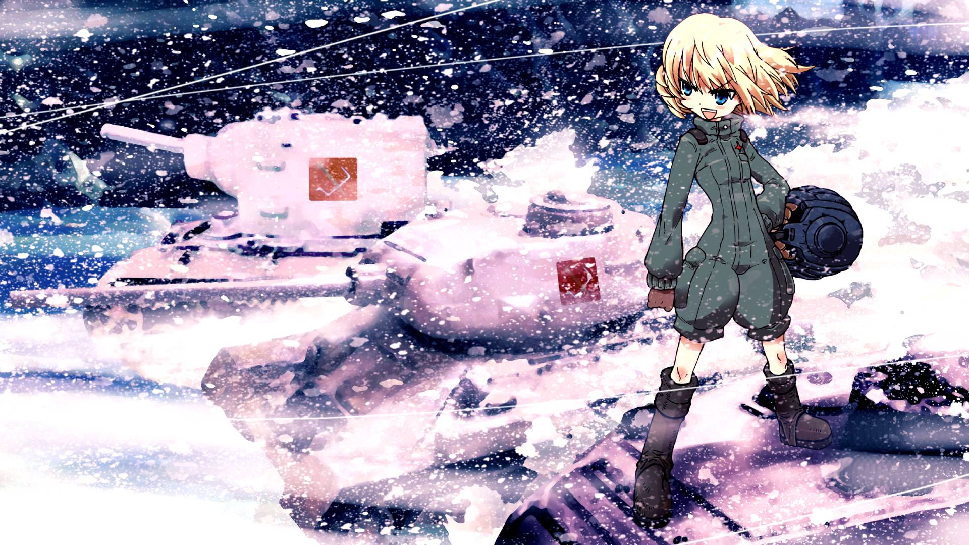 Girls Und Panzer Wallpaper - Girls Und Panzer Snow , HD Wallpaper & Backgrounds