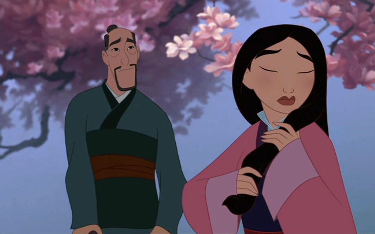 Mulan Disappointed Her Father - Mulan And Her Father , HD Wallpaper & Backgrounds