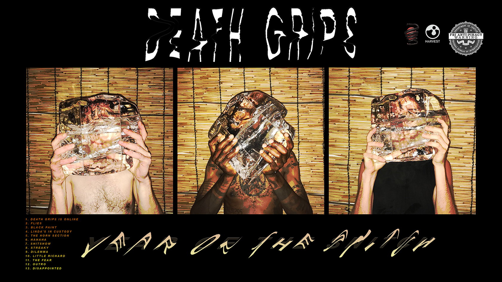 Year Of The Snitch Wallpapers W/ Tracklist Made By - Death Grips Year Of The Snitch Back Cover , HD Wallpaper & Backgrounds
