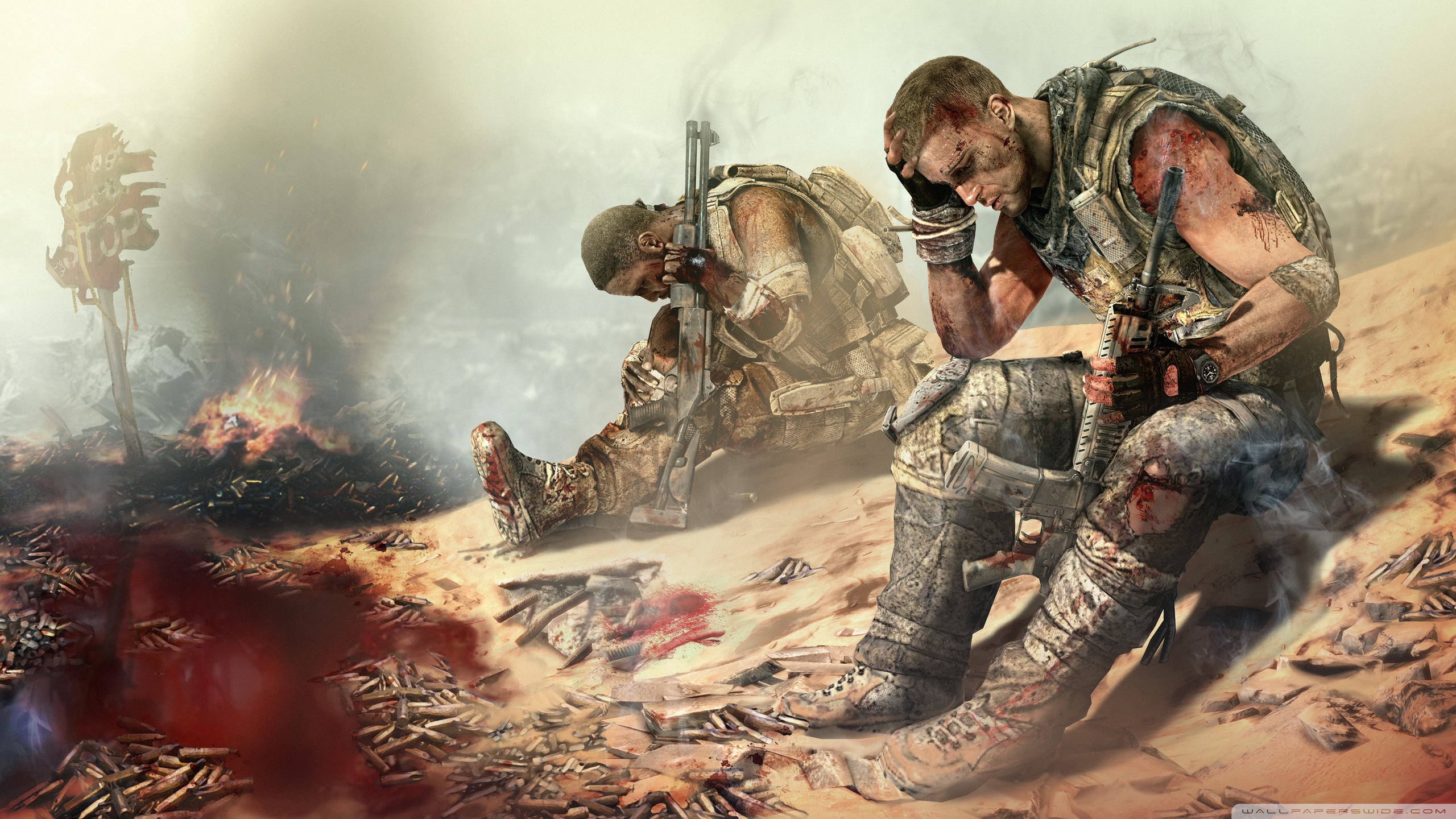 The Line Hd Wallpaper - Spec Ops The Line , HD Wallpaper & Backgrounds