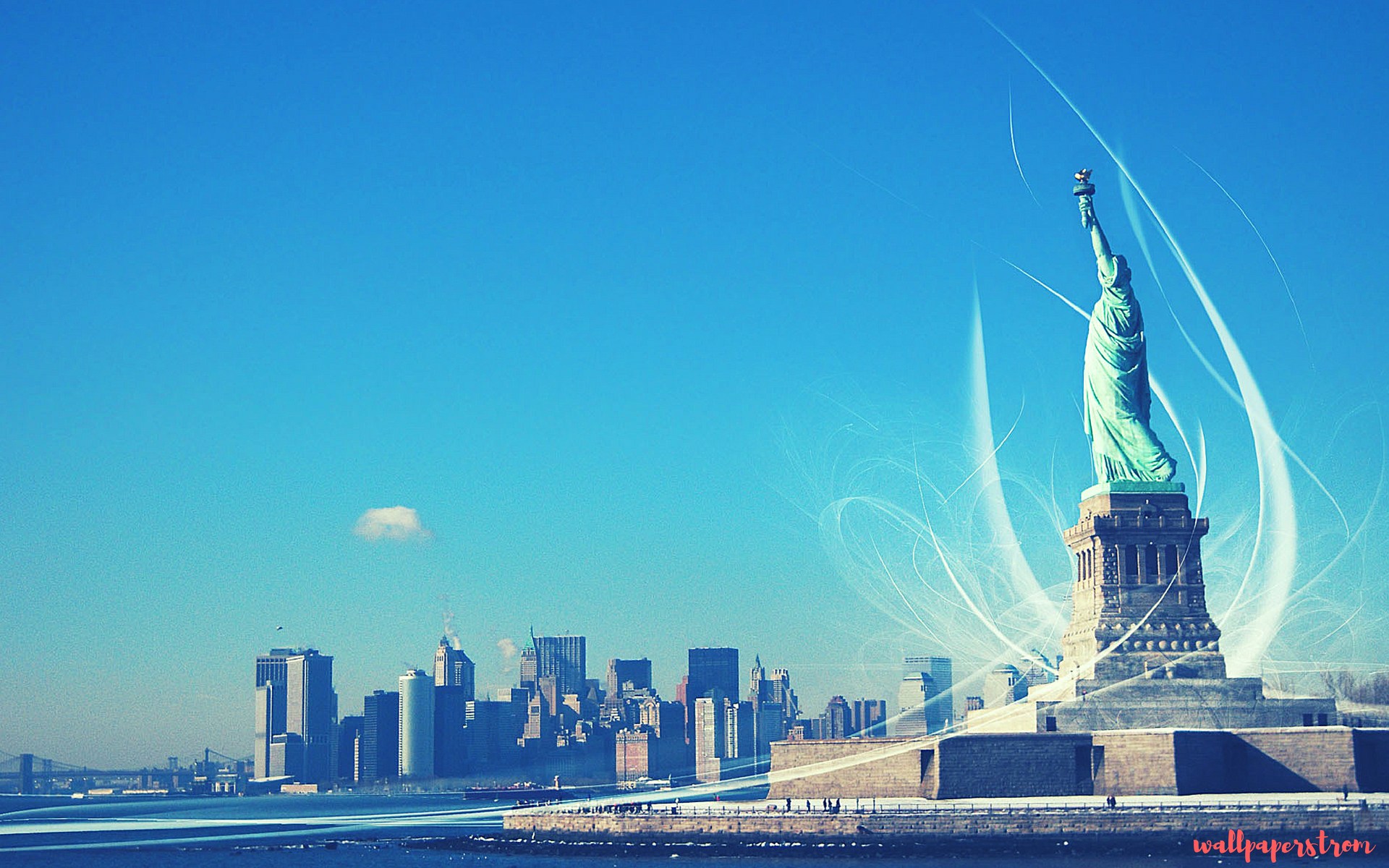 Statue Of Liberty New York City Hd Wallpapers Download - New York City , HD Wallpaper & Backgrounds