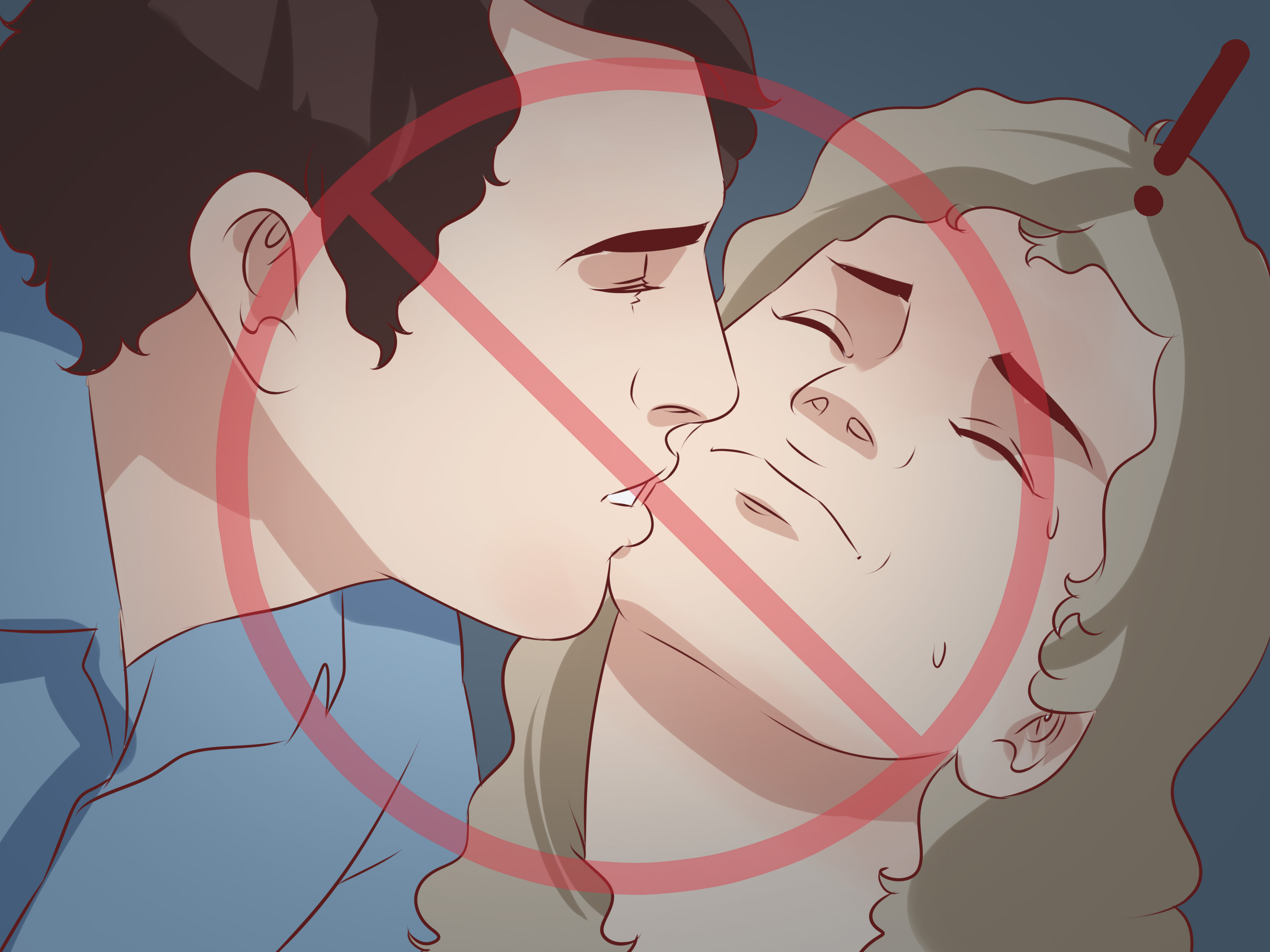 How To Kiss Goodnight - Drawing , HD Wallpaper & Backgrounds