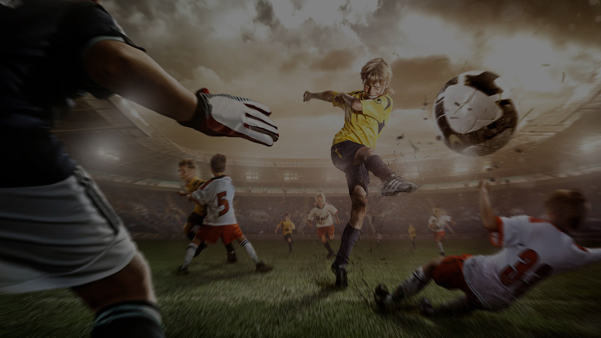 Sport Venue, Tournament, Goal, Team Sport, Sports Wallpaper - Kids Playing Soccer , HD Wallpaper & Backgrounds