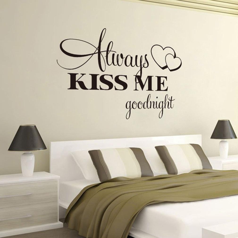 Vacally Wall Stickers Wallpaper Art Decals Letter Always - Creative Wall Art For Bedroom , HD Wallpaper & Backgrounds