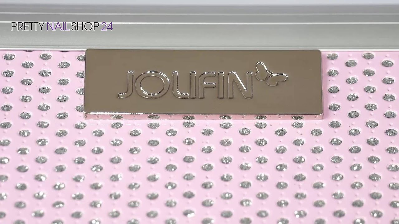 Jolifin Mobiler Kosmetik Koffer Pink Glitter - Polka Dot , HD Wallpaper & Backgrounds