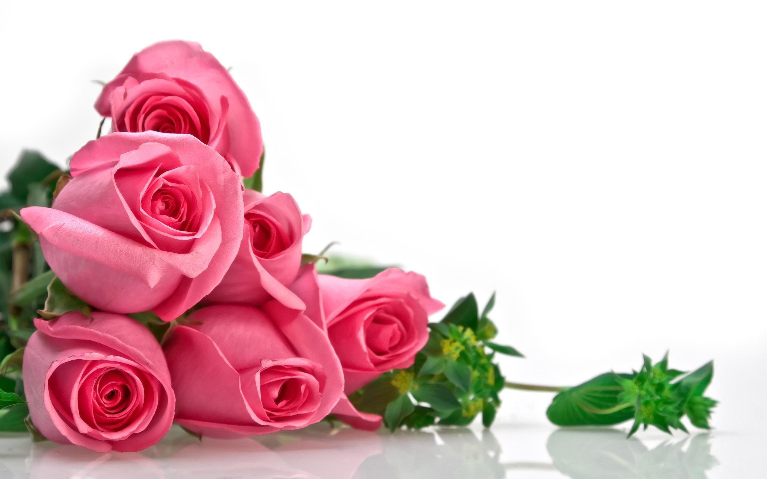 Pink Rose Wedding Wallpaper Image Hd 891612 - Bunch Of Flowers Hd , HD Wallpaper & Backgrounds