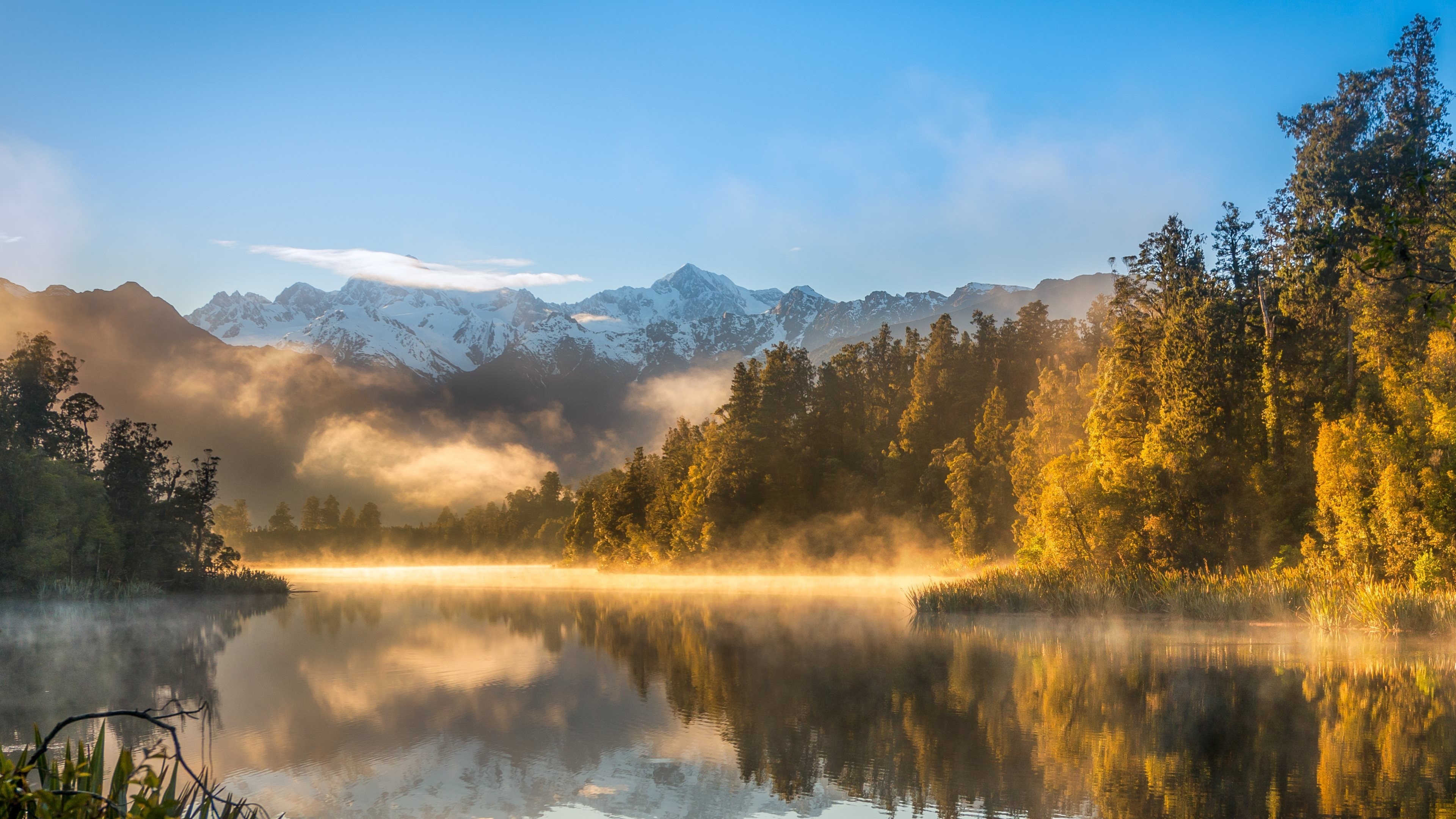 En Iyi 17 Fikir, Ultra Hd Backgrounds Pinterest'te - New Zealand Lake Matheson , HD Wallpaper & Backgrounds