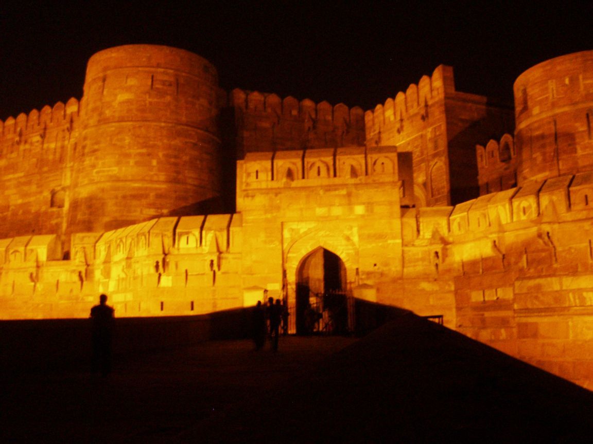 Agra Fort Night Show , HD Wallpaper & Backgrounds