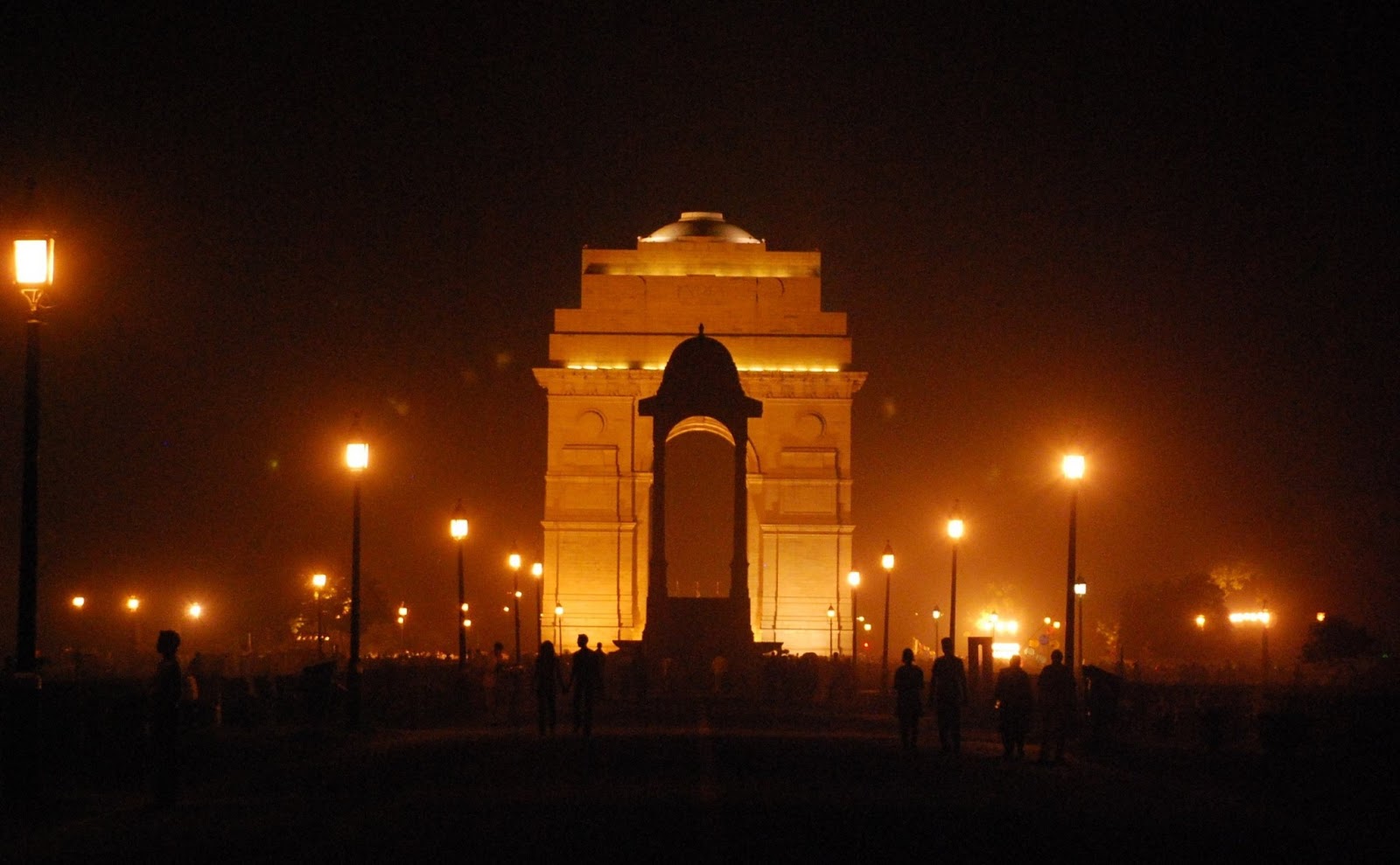 India Gate Delhi Night Hd Photos For Desktop Background - India Gate , HD Wallpaper & Backgrounds