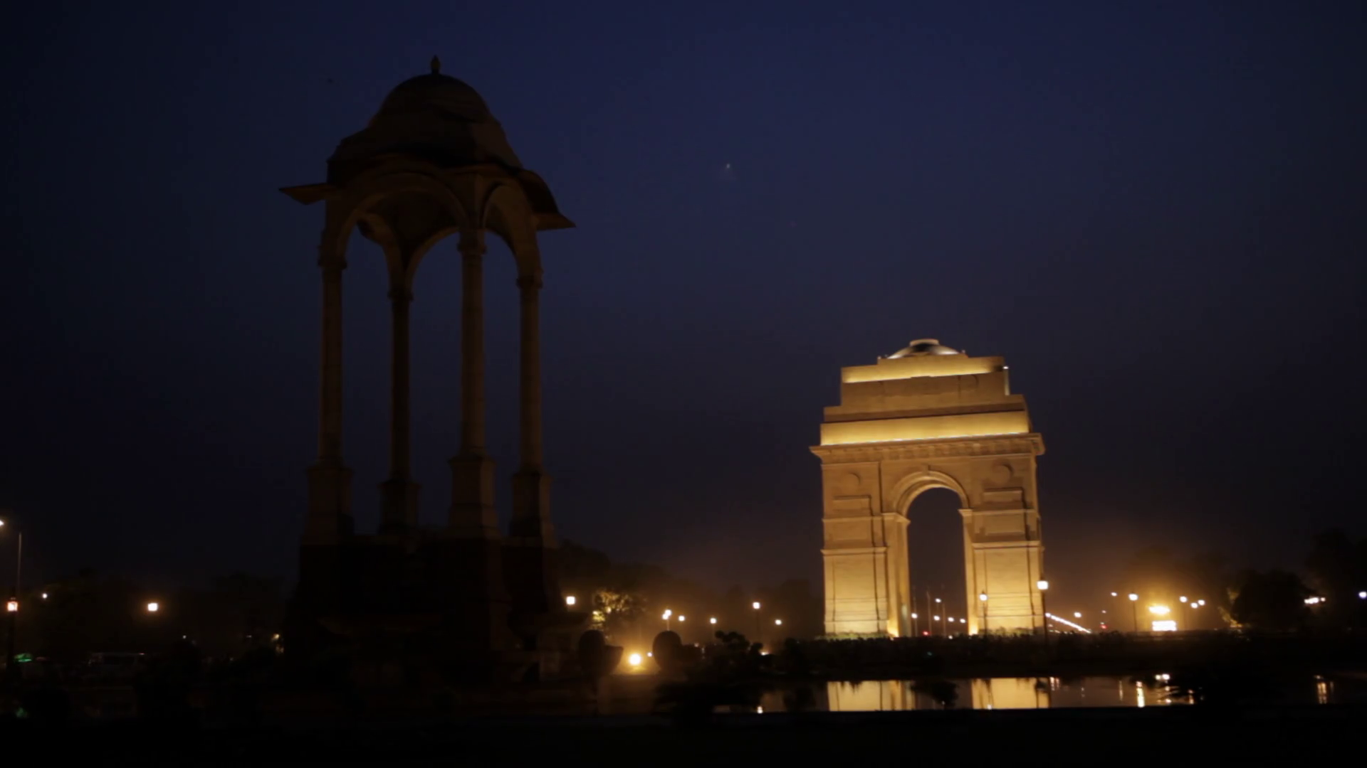Ws India Gate At Night / New Delhi, India Stock Video - India Gate , HD Wallpaper & Backgrounds