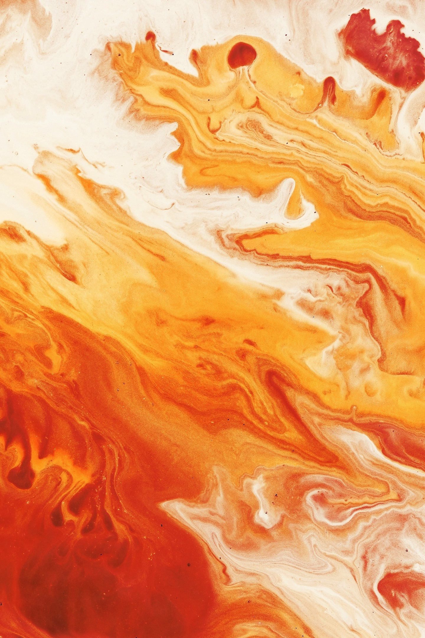 Fluid, Abstract, Orange Gradient, Wallpaper - Redmi Note 7 Pro , HD Wallpaper & Backgrounds