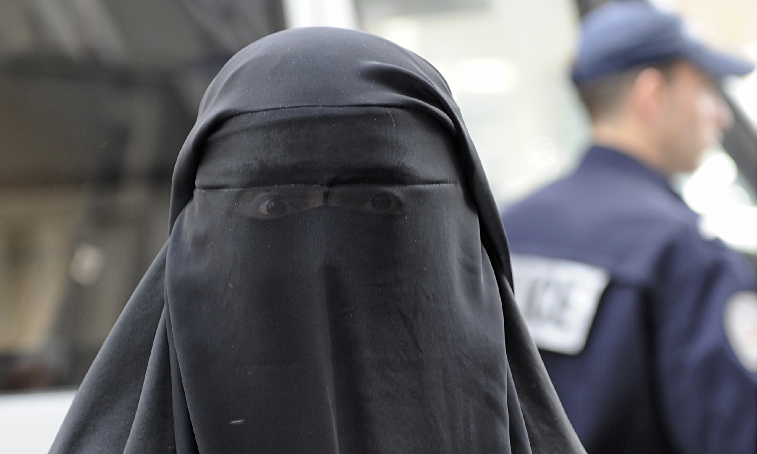 Burka Clothing Abaya Designs 2014 Dress Collection - Full Face Muslim Veil , HD Wallpaper & Backgrounds