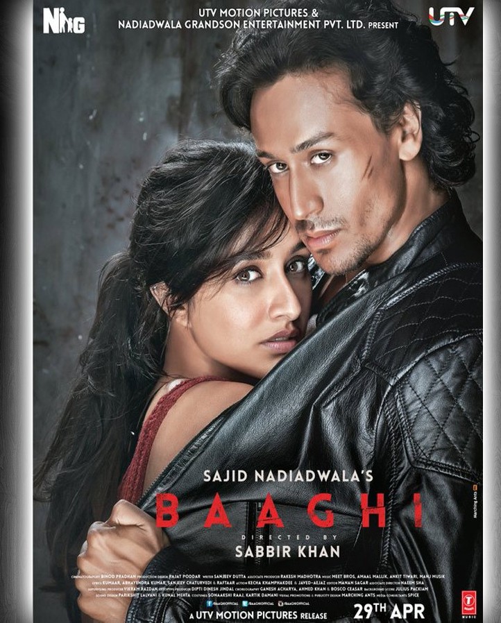 Baaghi New Poster Hd Wallpaper - Nachu Aaj Cham Cham Cham , HD Wallpaper & Backgrounds