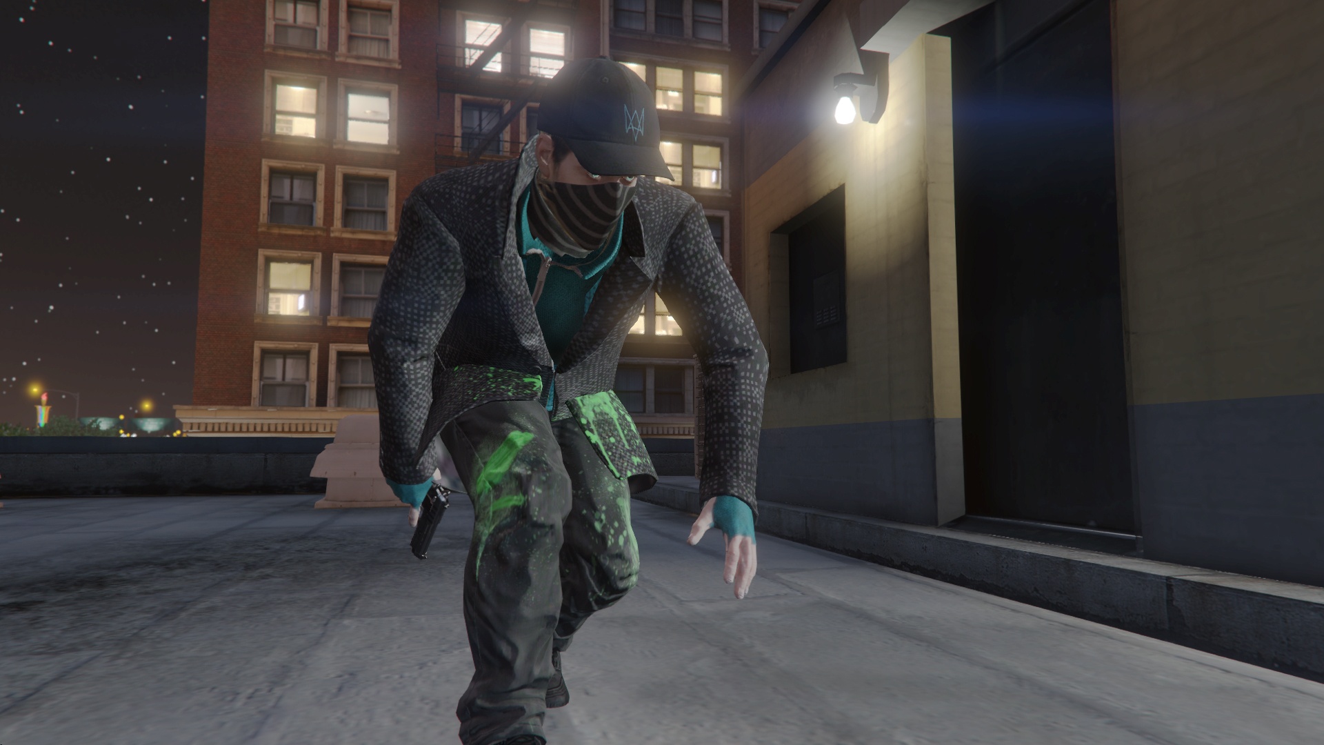 9e7e39 Gta5 2016 01 04 21 57 - Gta V Aiden Pearce Outfit , HD Wallpaper & Backgrounds