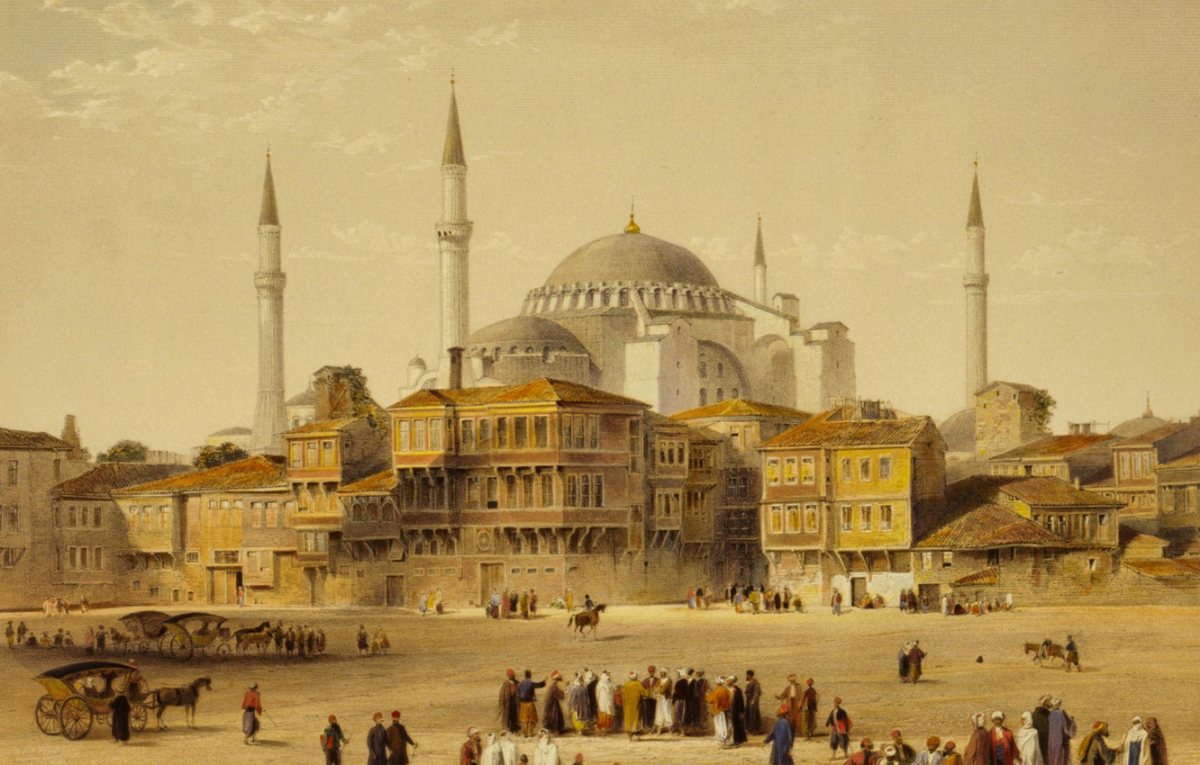 Photo Wallpaper The City, Picture, Mosque, Istanbul, - Ana Gibi Yar Bağdat Gibi Diyar Olmaz , HD Wallpaper & Backgrounds