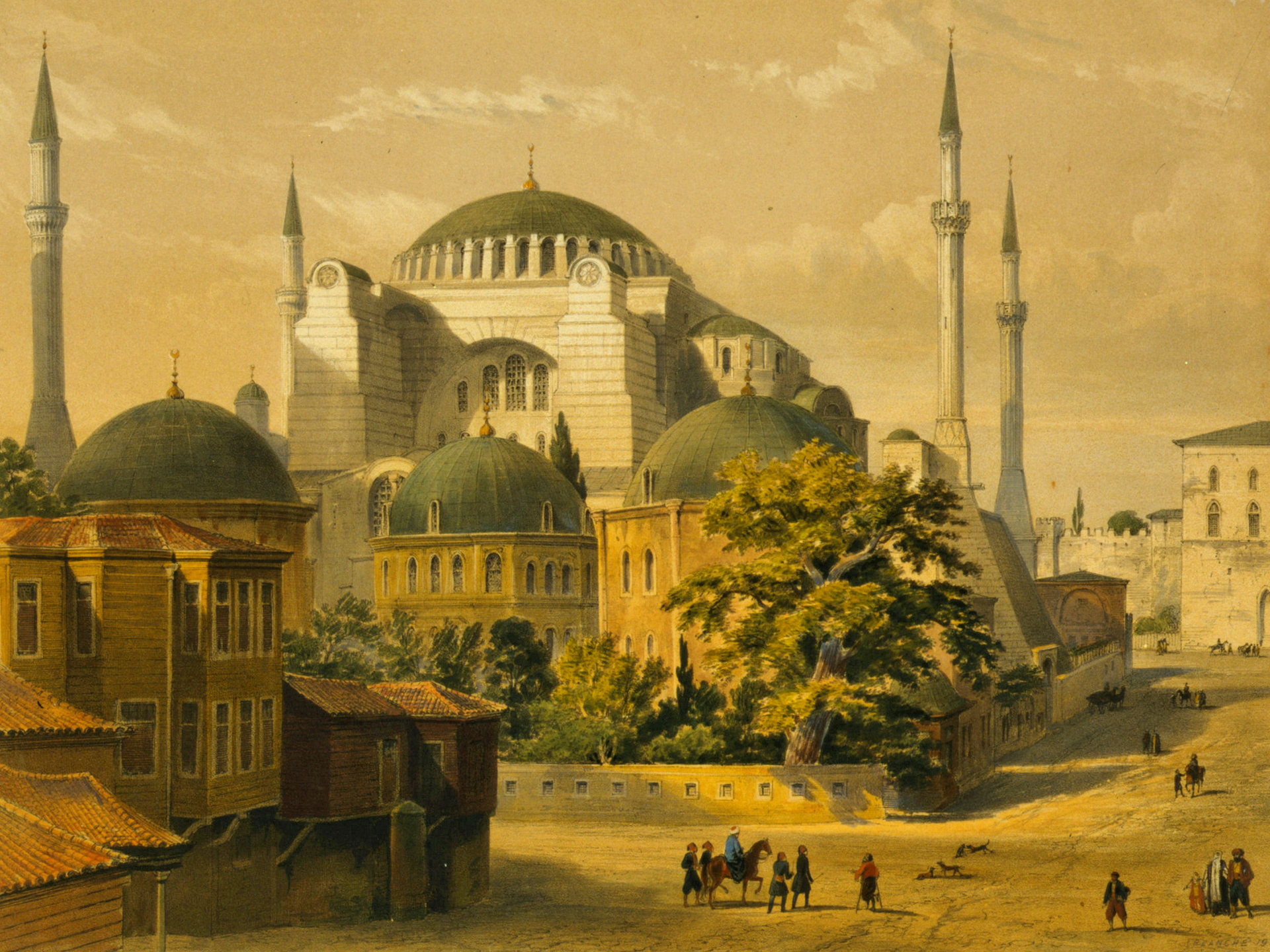 Hagia Sophia Before Turks , HD Wallpaper & Backgrounds