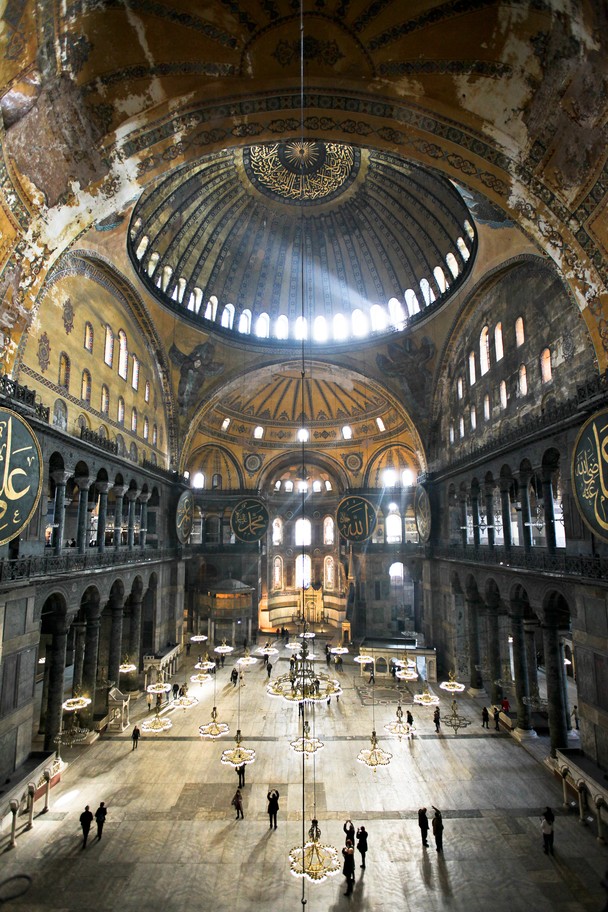 Inner Hall Of The Hagia Sophia - Hagia Sophia , HD Wallpaper & Backgrounds