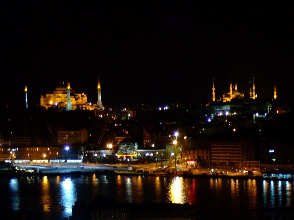 Karim74's Weblog - Hagia Sophia And Blue Mosque Night , HD Wallpaper & Backgrounds