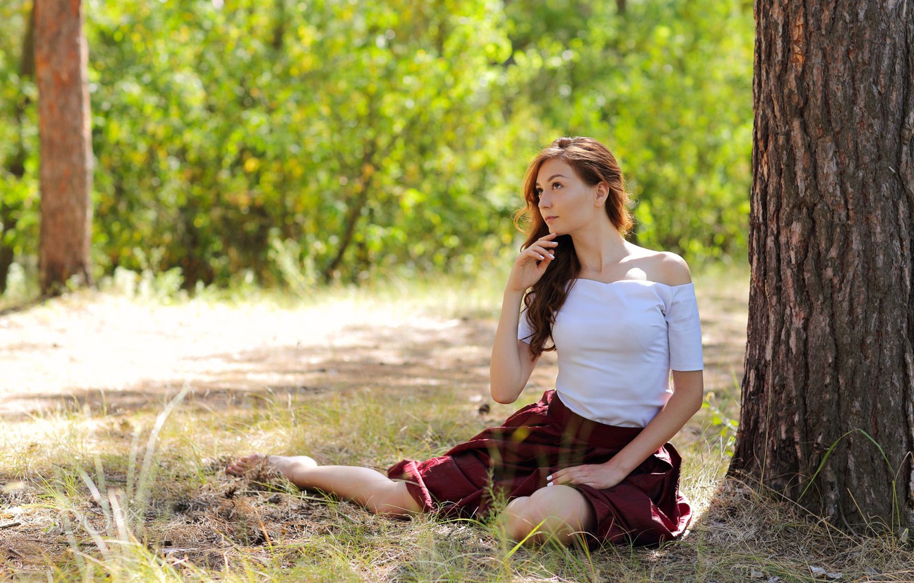 Photo Wallpaper Skirt, Legs, The Beauty, Kazakhstan, - Girl , HD Wallpaper & Backgrounds