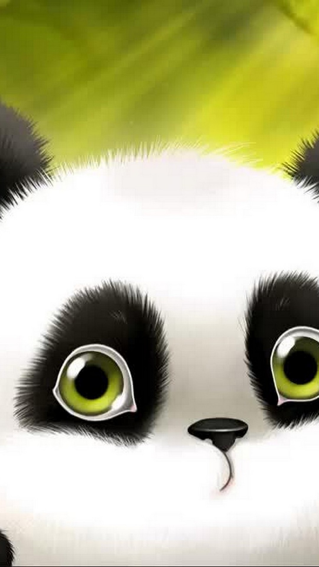 Android Wallpaper Hd Cute Panda With Hd Resolution - Cute Baby Cartoon Panda , HD Wallpaper & Backgrounds