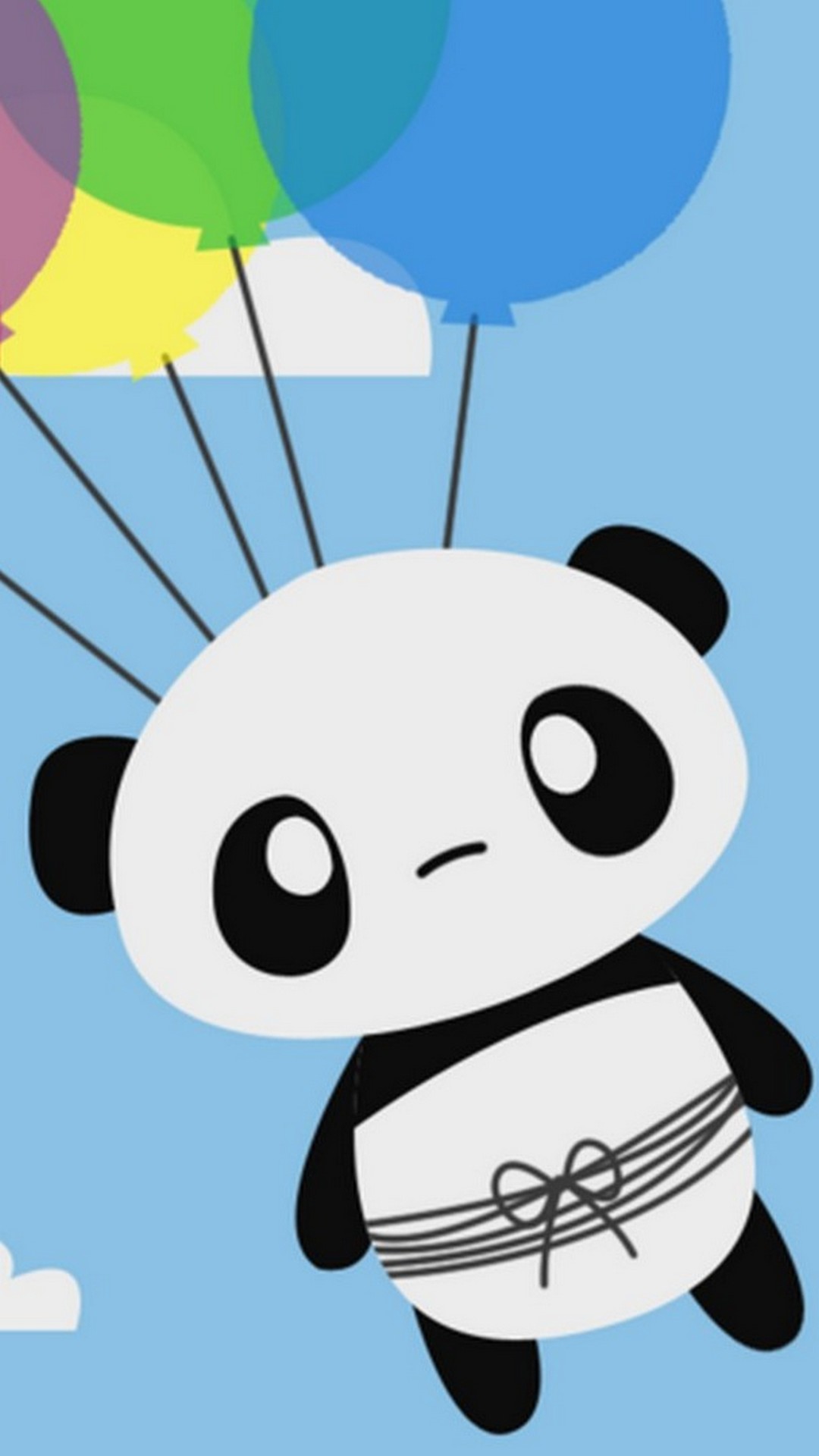 Start Download - Oso Panda Con Globos Png , HD Wallpaper & Backgrounds