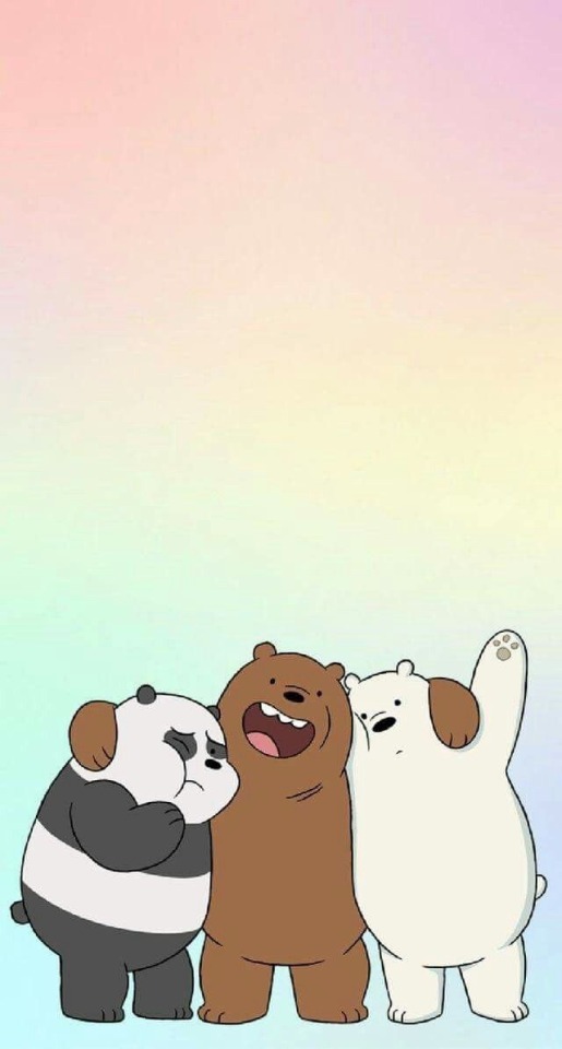 Sorry There Is Only 4, There Are A Bunch Of Cute Lockscreens - Iphone We Bare Bears , HD Wallpaper & Backgrounds