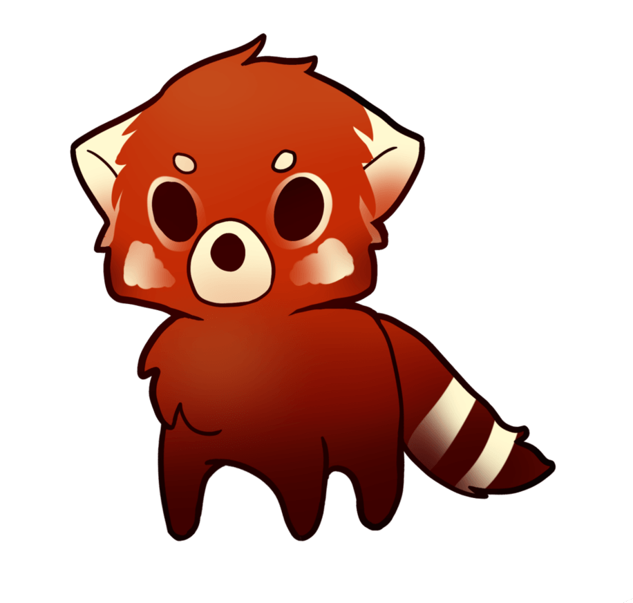 Drawing Wallpapers Home Screen - Cute Red Panda Drawing , HD Wallpaper & Backgrounds