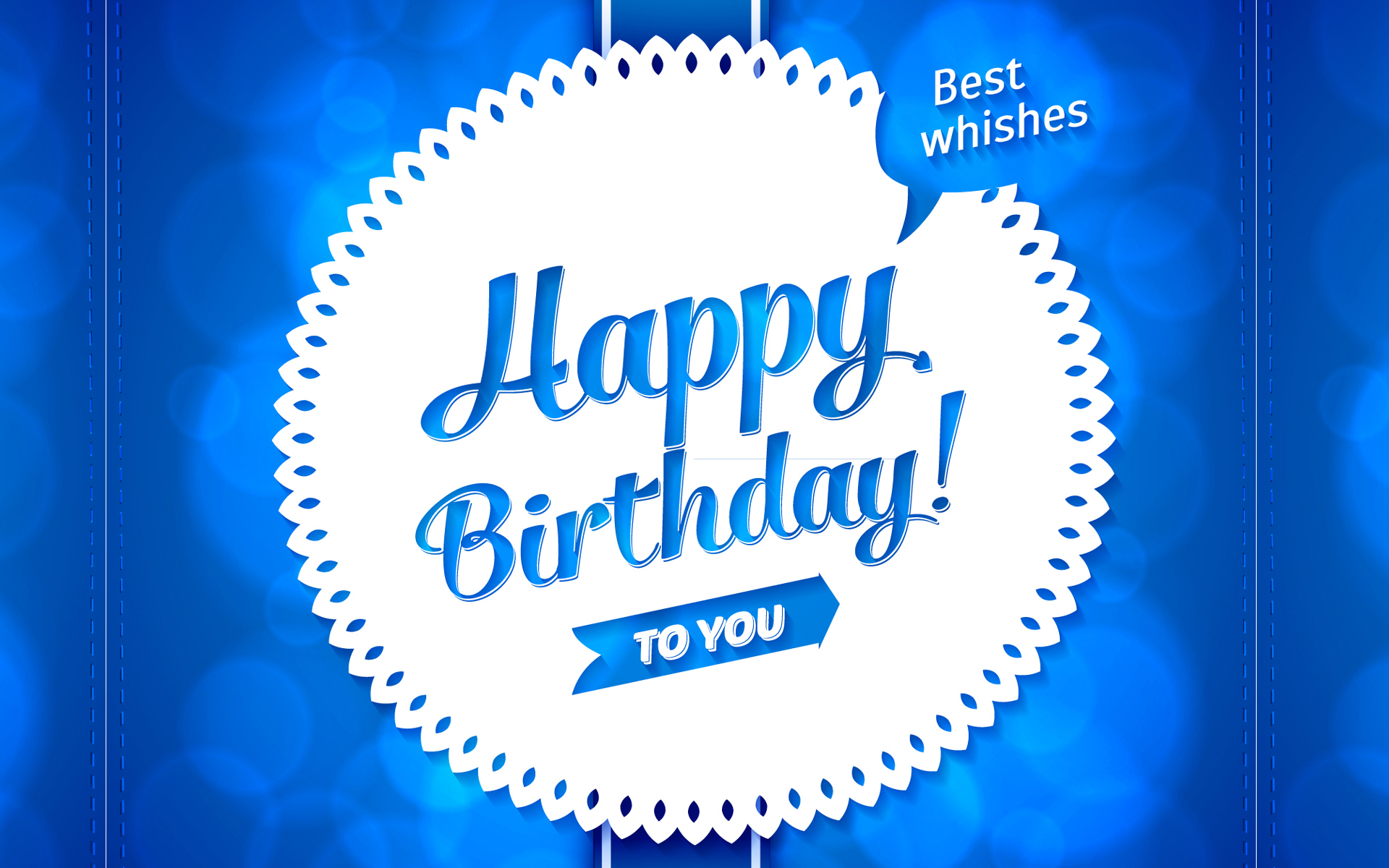 Best Wishes For Birthday Celebration Greetings High - Happy Birthday Background Wallpaper Blue Hd , HD Wallpaper & Backgrounds