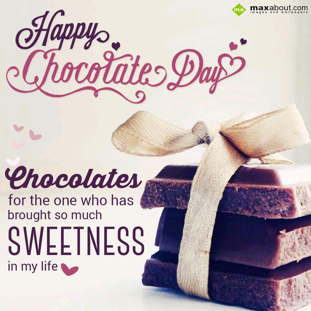 Happy Chocolate Day - Chocolate Day Quotes For Boyfriend , HD Wallpaper & Backgrounds