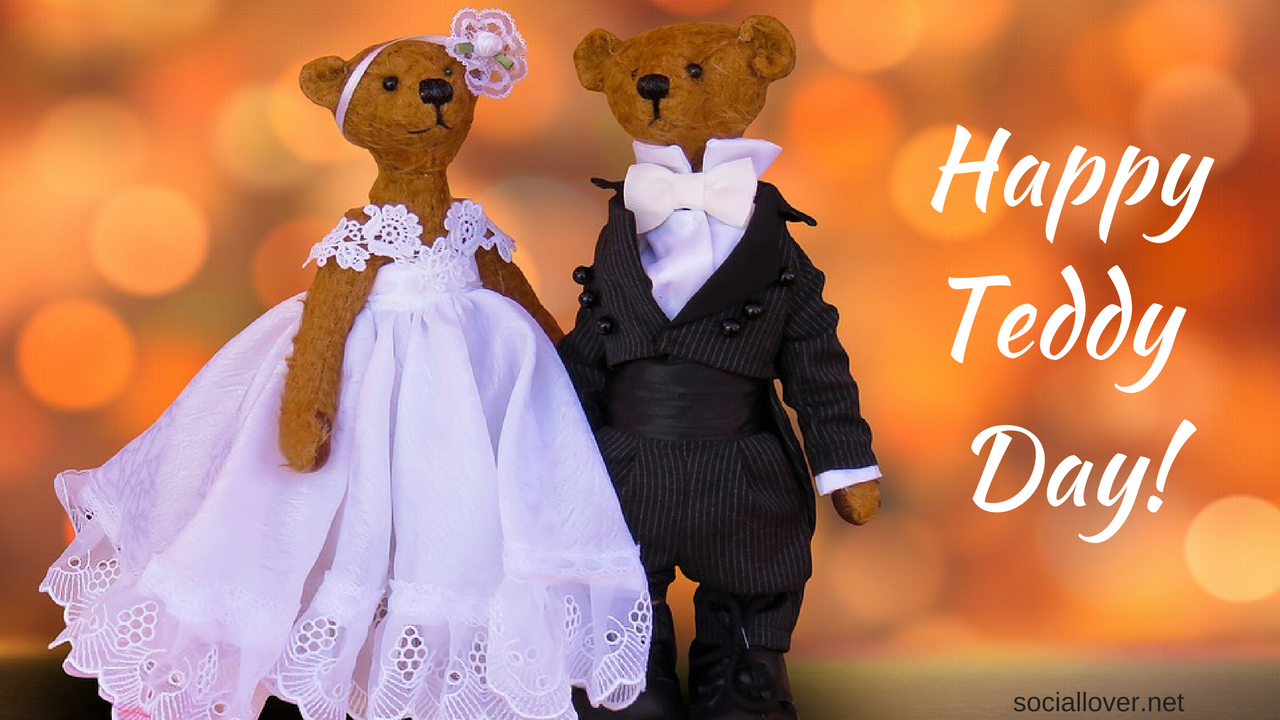 Happy Teddy Day Wallpapers Happy Teddy Day Couple Image - Happy Teddy Day Couple , HD Wallpaper & Backgrounds