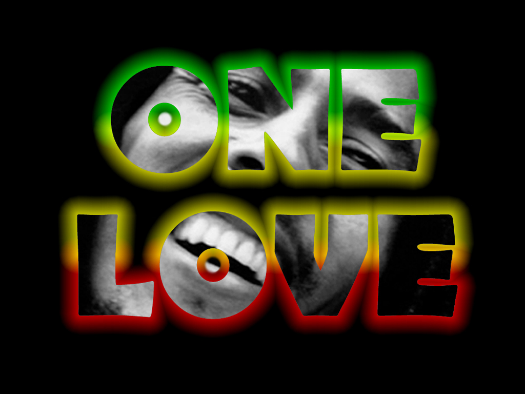 One Love Heart Wallpaper - One Love Bob Marley , HD Wallpaper & Backgrounds