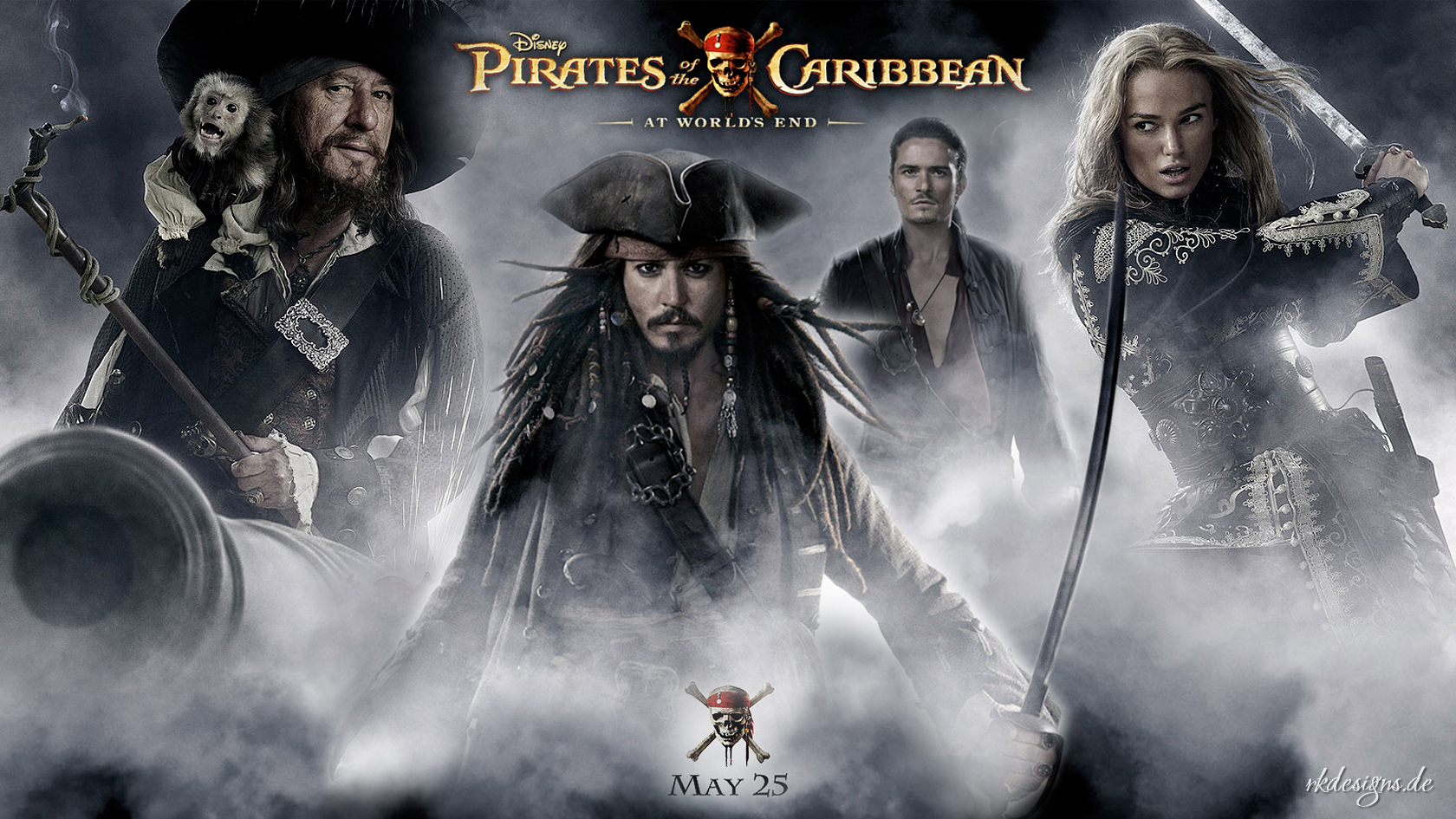 A New, Atmospheric Wallpaper For The Movie Pirates , HD Wallpaper & Backgrounds