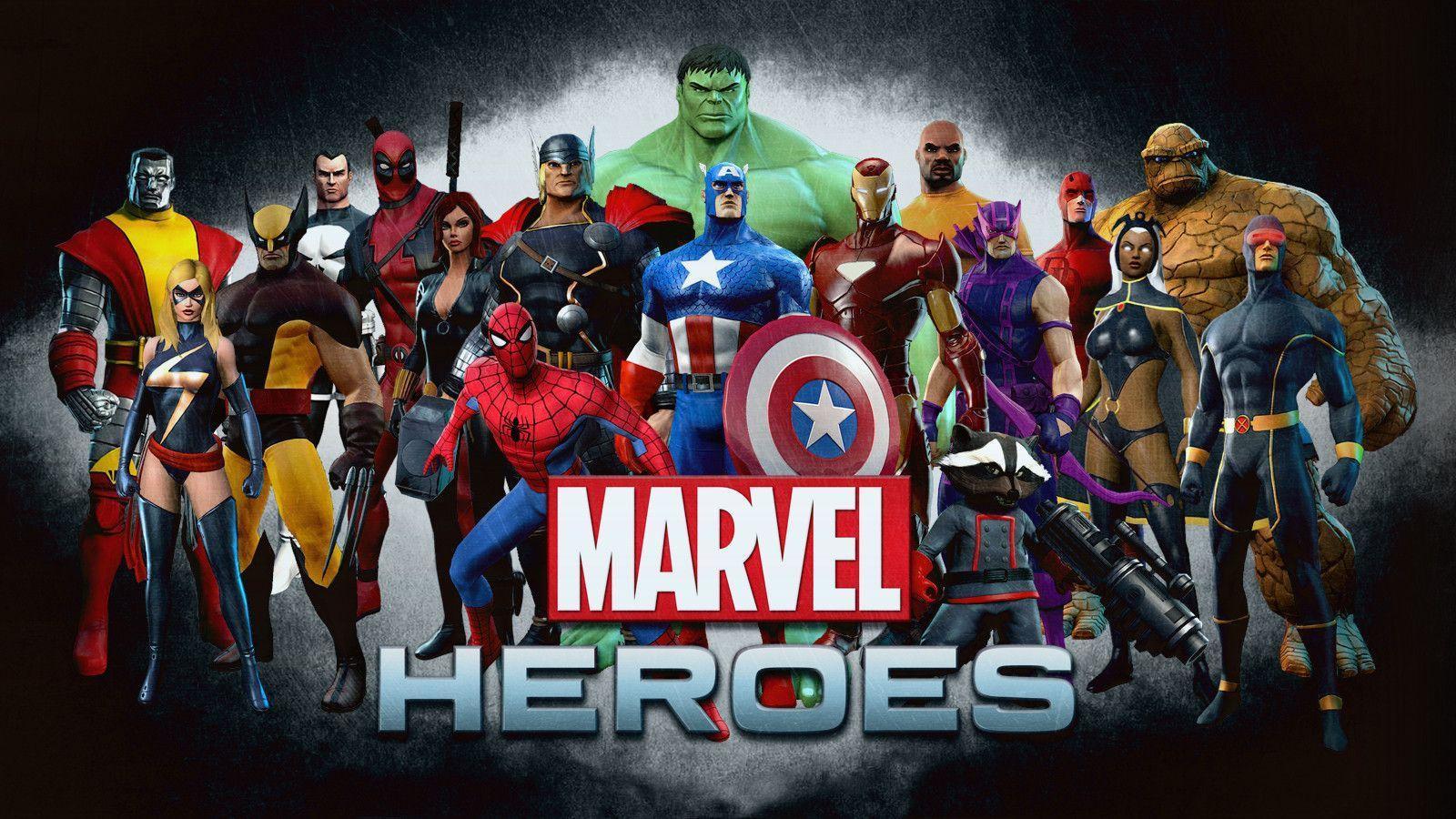 Marvel Heroes Computer Wallpapers, Desktop Backgrounds - Marvel Heroes Names , HD Wallpaper & Backgrounds