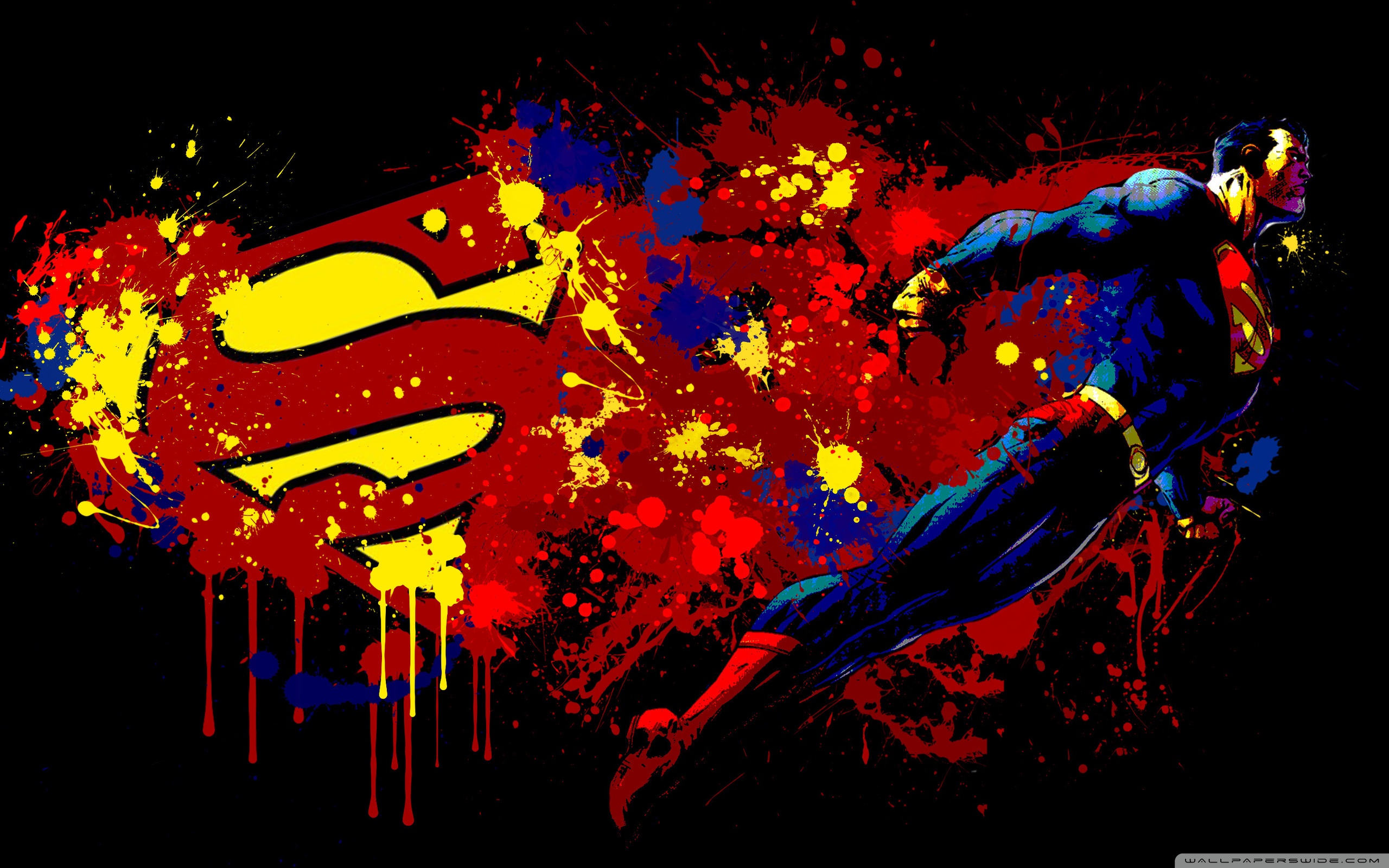 Wide - Superman Background , HD Wallpaper & Backgrounds