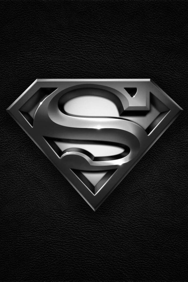Superman Logo Black And White Desktop Wallpaper I Hd - Fondos Superman Para Celular 3d , HD Wallpaper & Backgrounds
