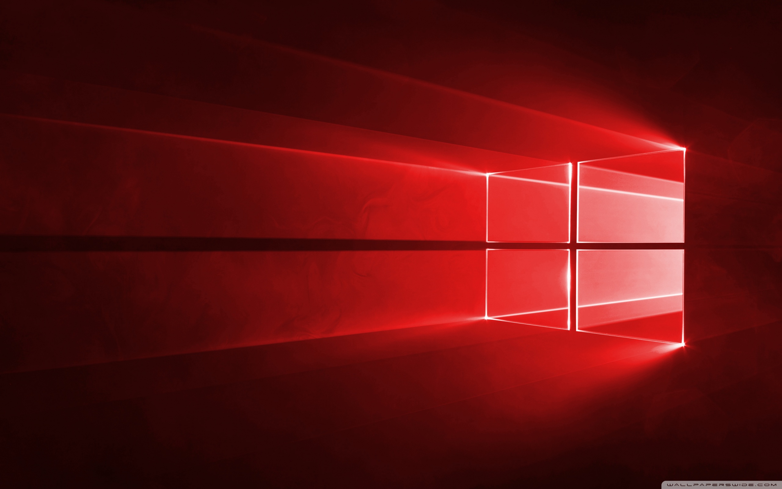 Wide 16 - - Black And Red Windows 10 , HD Wallpaper & Backgrounds